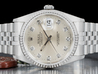 Rolex Datejust 36 Argento Jubilee 16234 Silver Lining Diamanti 